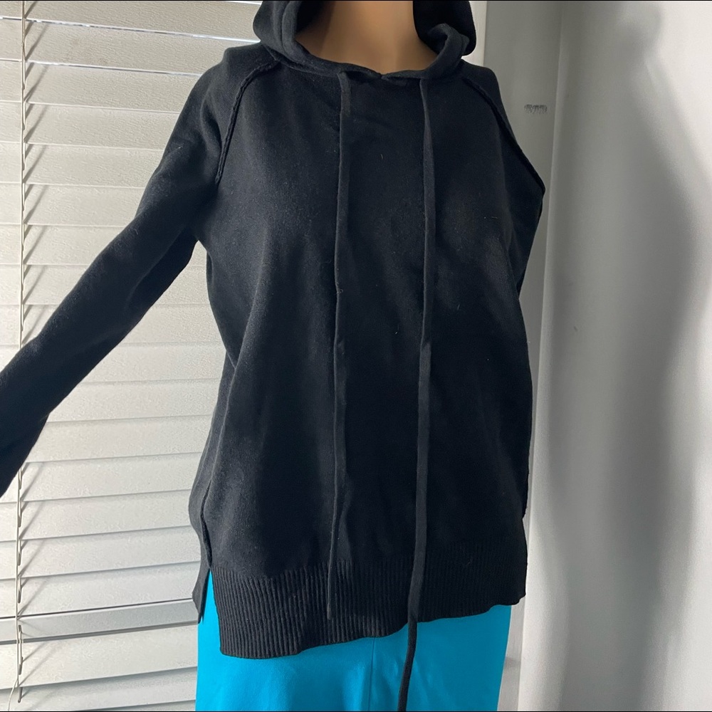 Nwt LUCCA Size xSmall Black  Hoodie